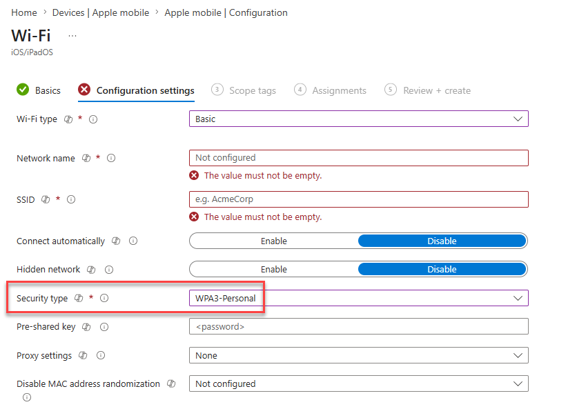 rnabmitra's tweet photo. You can now create #WPA3-Personal Security #WiFi Profiles with #MSIntune
https://t.co/KM1GPBysU8 https://t.co/RC5LISAopd