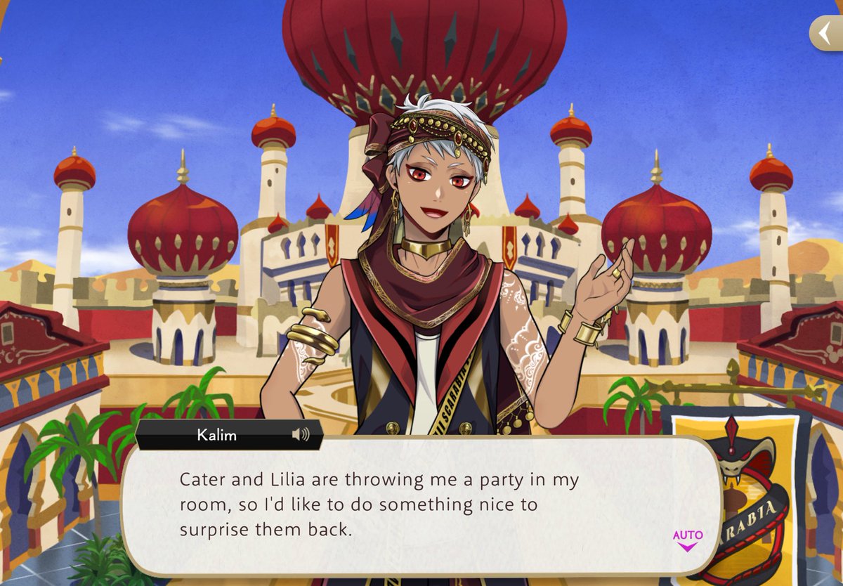 icyanz90's tweet photo. Had this mental image when I saw this line on kalim's birthday like a NO BOYS ALLOWED sign but specifically for Jamil so they could do stuff with Kalim without him nagging https://t.co/7dGzADjqig