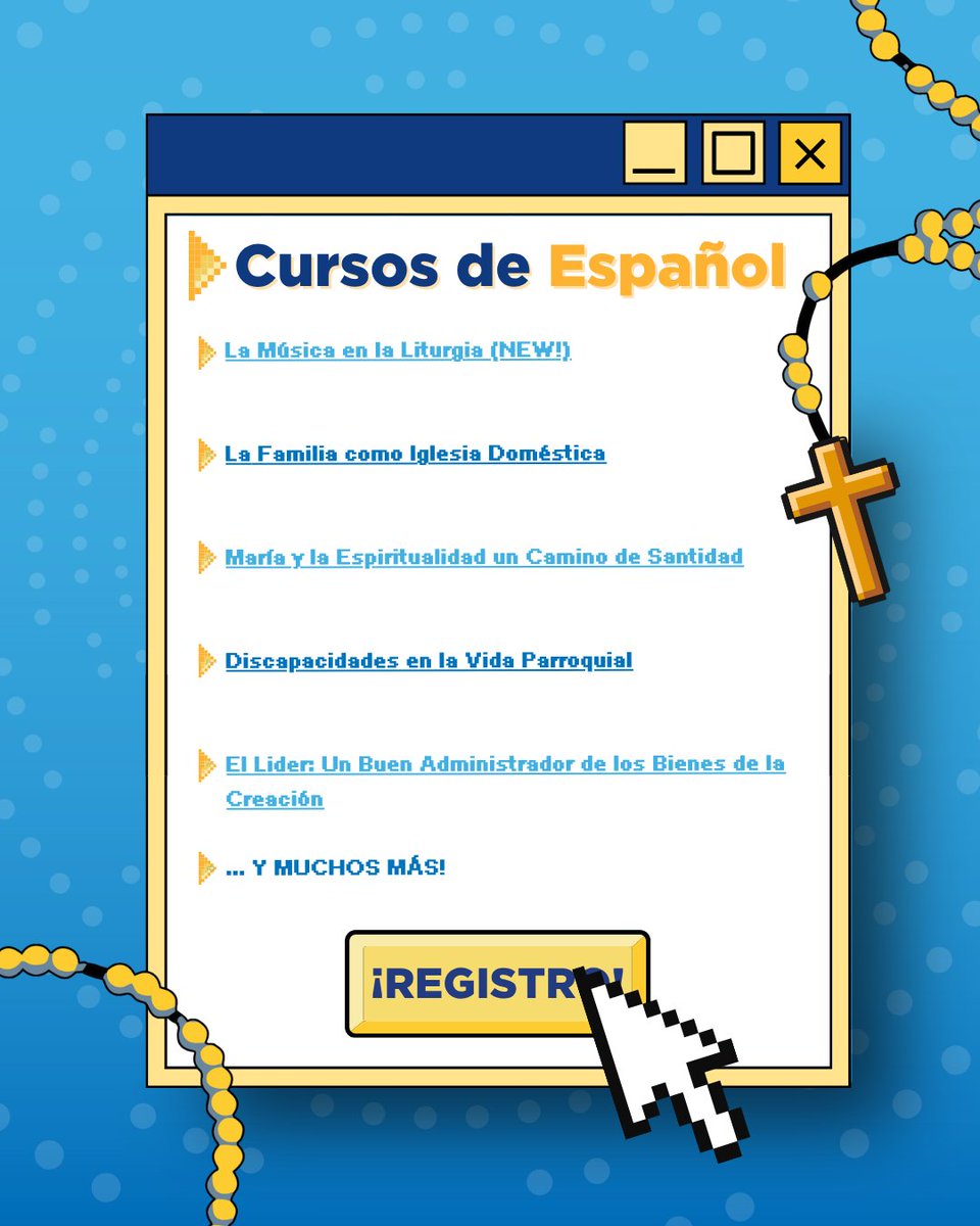 VLCFF's tweet photo. ‼️Hasta el *16 de Julio,* el Ciclo 5 de nuestros cursos en línea de formación en la fe estará ABIERTO para inscripciones. ¡Visite https://t.co/BSwJ3AEPV1 para obtener más información!
Aprenda cómo inscribirse en nuestros cursos aquí: https://t.co/1ViqSStYJu
#VLCFF https://t.co/1dByLejRF3