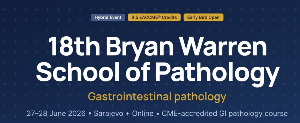 Drmerm's tweet photo. It was a real pleasure to attend the 18th Bryan Warren School of Pathology virtually this weekend.
A very enriching event, with excellent talks and valuable perspectives in gastrointestinal pathology.
#pathtwitter
#Pathology #GIPathology #xpath #BryanWarrenSchool #BDIAP https://t.co/EpCu9VbPlO