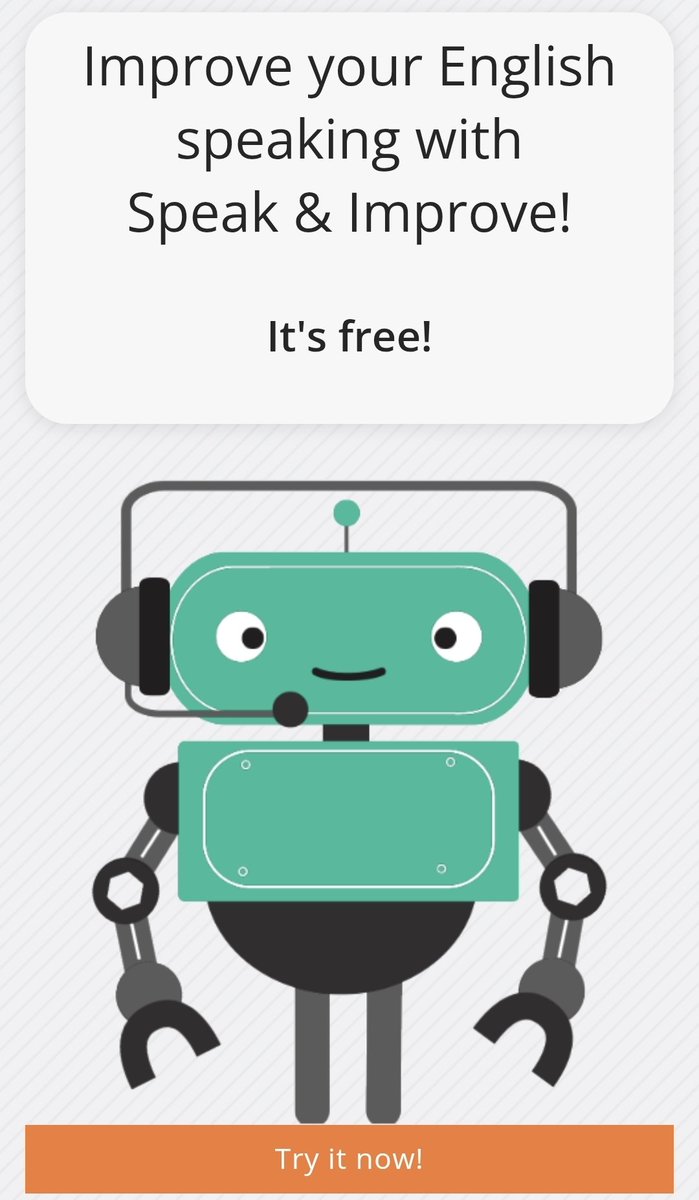 Talal1's tweet photo. كامبردج عندهم خدمتين مصدوم انها مجانية

- الأولى اسمها Speak and improve .. معلم ai يتكلم معك، ممتاز للممارسة
https://t.co/ugOls9DMLE

- الثانية اسمها Write and improve .. تدريبات للكتابة من التأسيس إلى المستوى الأكاديمي؛ كل مستوى يختبرك على مواضيع مختلفه
https://t.co/FPVWGR0GW6 https://t.co/z0m8lPlFgZ