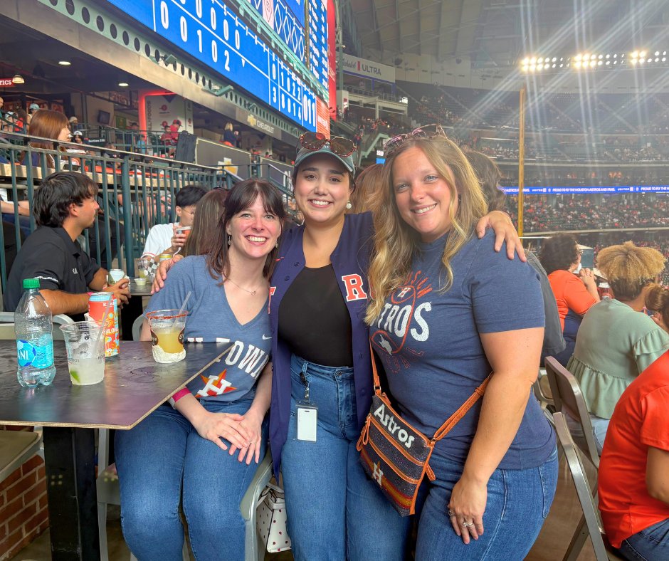 DoerenMayhew's tweet photo. Our Houston team hit a home run at Daikin Park where the Houston @astros took on the Detroit @tigers. From great views to even better company, it was a memorable way to connect outside the office! #YourWayfinders https://t.co/69XCrRfAsB