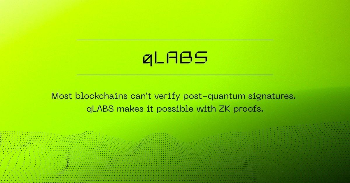 heizusman_'s tweet photo. @dom_kwok The quantum conversation in crypto is still early.

But when adoption starts, the infrastructure providers will already be in place.

Projects like @qlabsofficial are positioning for that moment. https://t.co/gApsCgiVQL