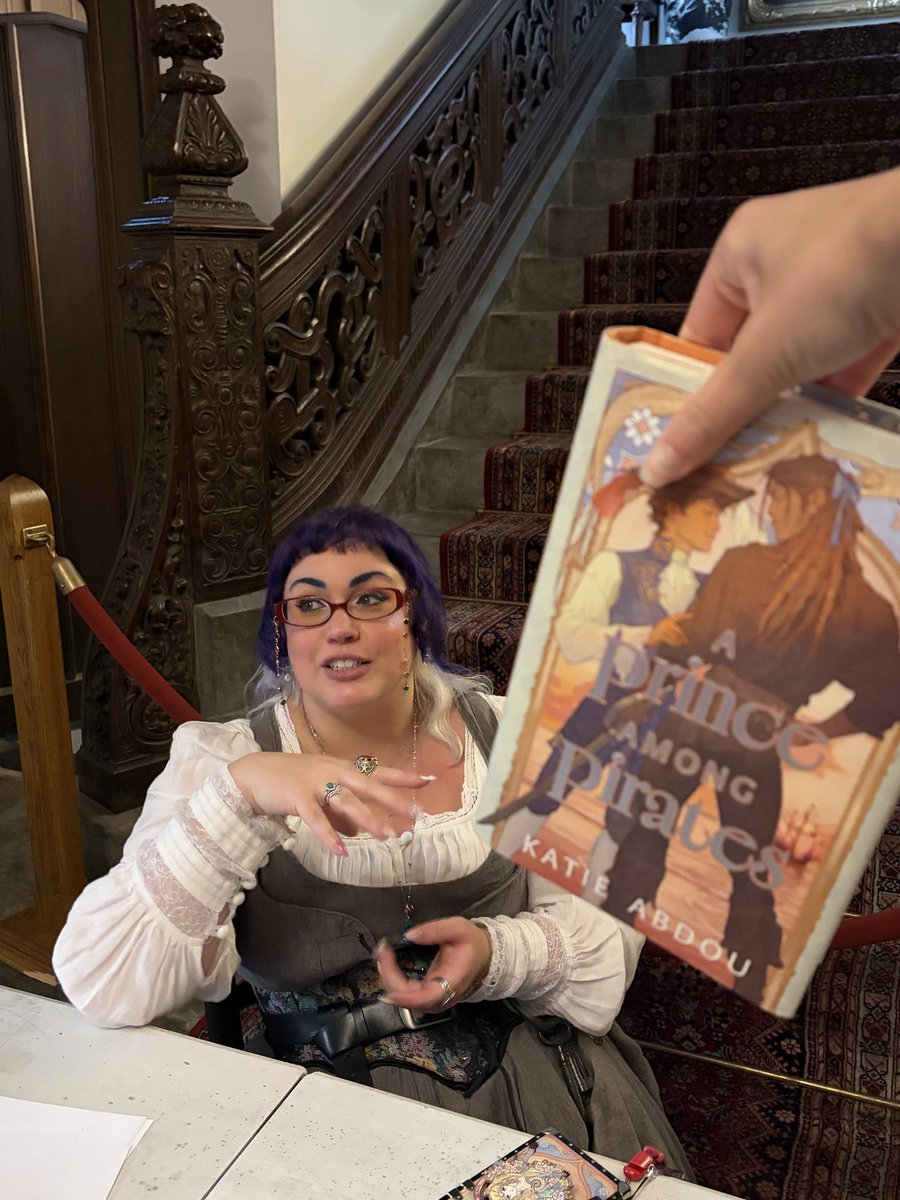suzannealbanis's tweet photo. A PRINCE AMONG PIRATES IS A NEW YORK TIMES BESTSELLER!

Photo dump from the very sought after, very EXCLUSIVE, very STYLISH, A Prince Among Pirates launch at the Ames Mansion! 🏴‍☠️

I am so proud of @KailtlynAbdou for everything she’s accomplished with this book.✨ https://t.co/gDaK4qp4tY