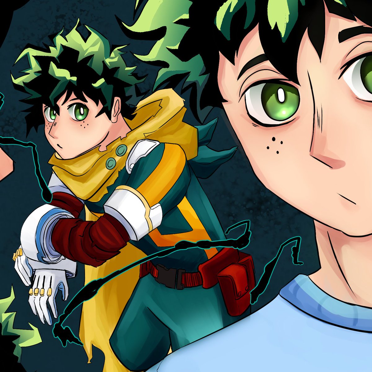 kall_dim's tweet photo. !!Deku fanart!!
i have no inspiration at all to do digital art...after about 2 weeks i finaly overcame the art block

#Deku #izukumidoriya #MHA #fyp #fyppp #anime #digital #fanart https://t.co/imfCPzjo8U