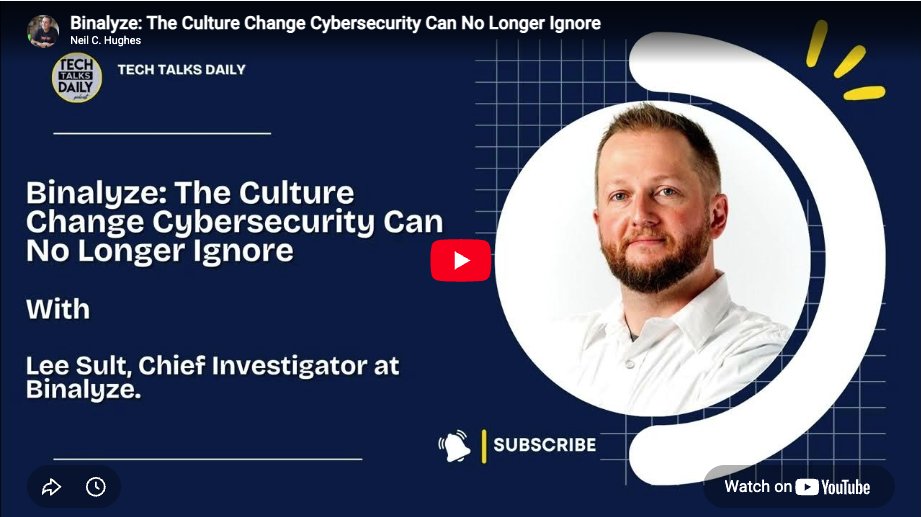 binalyze's tweet photo. What does it take to build a more resilient approach to cybersecurity? 🔐
In the latest @TechTalksDaily, Binalyze Chief Investigator Lee Sult discusses investigation readiness, proactive security, and how organizations can strengthen cyber resilience.
🎧 https://t.co/j7xfD0fWZz https://t.co/5ey1p6I3Fs