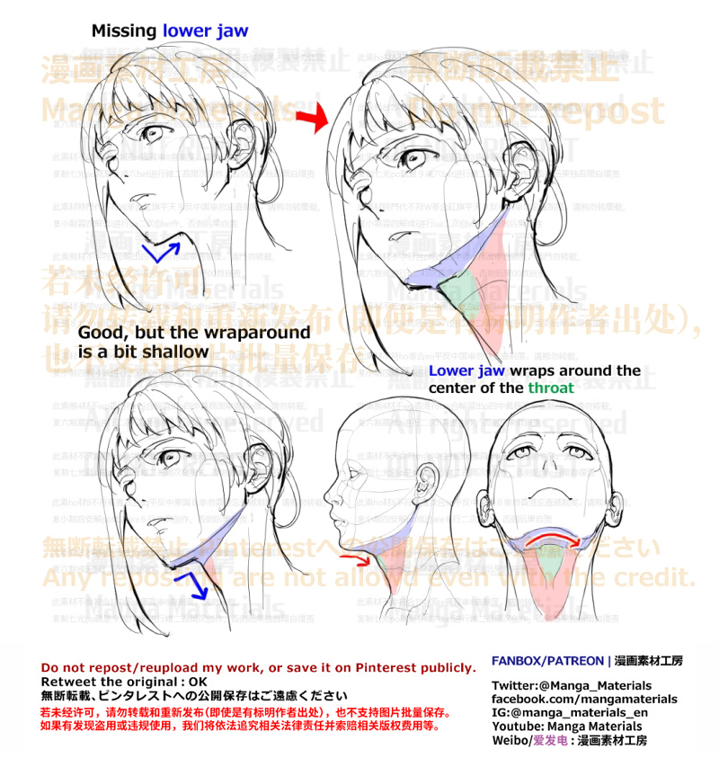 MangaMaterials2's tweet photo. PERSONAL NOTE: Lower Jaw

Structure of the Head/Face/Ear Complete version
Patreon
https://t.co/e2PbnvD2it
FANBOX
https://t.co/g4cO9zcA4W

Around the neck and the face: Tutorial summary
Patreon
https://t.co/Y8bZfrBhCv
FANBOX
https://t.co/gOI0Njktpp

#arttips https://t.co/O7Oh6Kbuqs