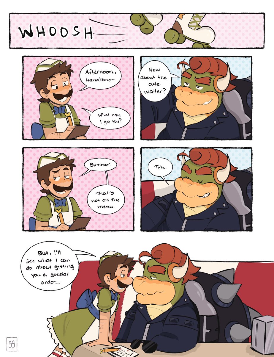 gustygardns's tweet photo. ordering at the diner
#bowuigi #supermario https://t.co/89h8RxKIMe