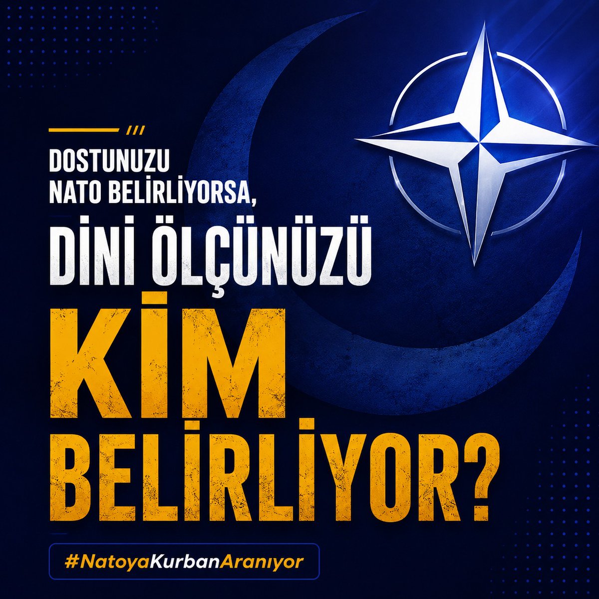 _tevhidekip's tweet photo. Dostunuzu NATO Belirliyorsa, Dinî Ölçünüzü Kim Koyuyor?

Yeryüzünü işgal eden küresel katilleri kırmızı halıyla karşılayıp, sadece Allah'ın şeriatını savunan öz evlatlarını uydurma terör kılıflarıyla linç eden bu nizamda, iradeyi Batı'ya teslim etmenin adı nasıl "güvenlik" olabilir ki?

#NatoyaKurbanAranıyor