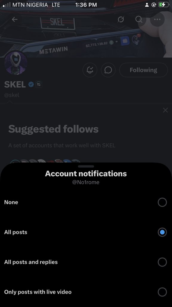 No1rome's tweet photo. @Mrbankstips @skel God please 🙏 

This is a good life changing amount for me god . God please 

@Mrbankstips @skel https://t.co/I9XmO8rmtb