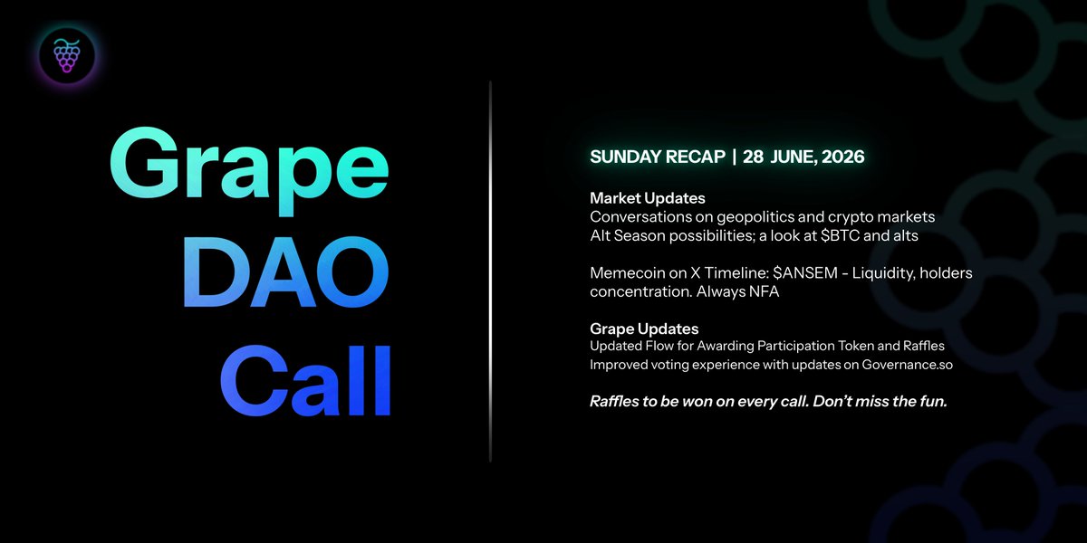 🍇 Grape Protocol tweet media