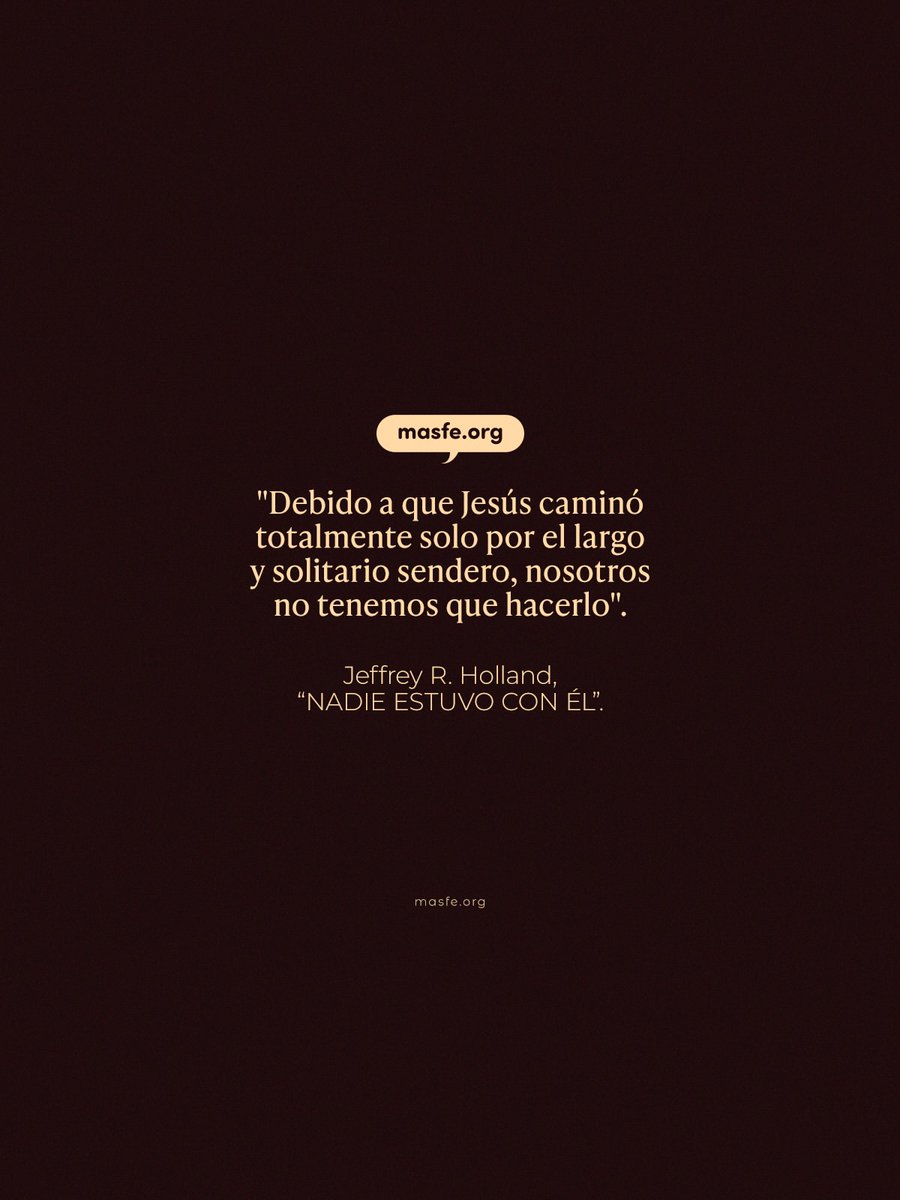 Masfe_org's tweet photo. El sacrificio de Jesucristo nos da la esperanza de que, sin importar los pecados que hayamos cometido, podemos ser totalmente limpios si nos arrepentimos. #arrepentimiento #jesus #masfe https://t.co/R6wHdx5Cvc