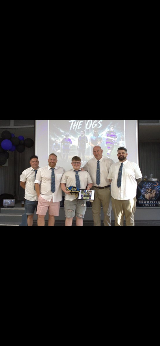 Vikings16s's tweet photo. A further celebration on Saturday, we recognised 3 lads, who have been @Vikings16s since Under 7s!! The OGs!!! Congrats to Gethin, Ethan &amp; Jenson on your decade with us and your dedication showed &amp; good luck moving into Youth next season @NRFC_Youth_25 #Vikings #TheOGs #10Years https://t.co/9k1DvMkt6q