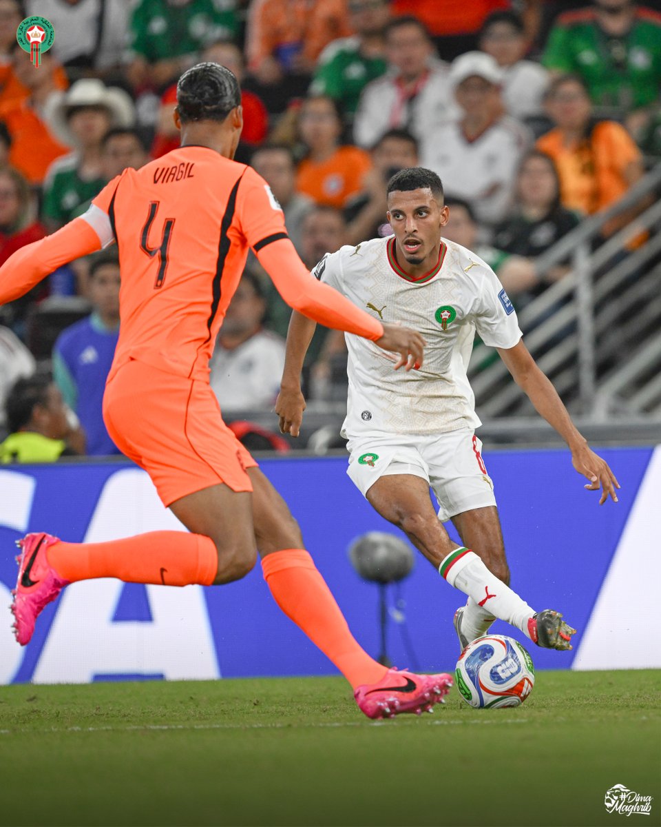 EnMaroc's tweet photo. صور من مباراة تأهل منتخبنا الوطني أمام هولندا 🇳🇱

📸 Snapshots from our qualification match against the Netherlands 

#DimaMaghrib 🇲🇦 #FIFAWorldCup https://t.co/0JD5zj7Qbm