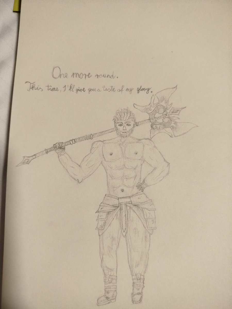 Coleptis's tweet photo. Guildford last phase drawing from Something Boss Fights https://t.co/gscCZTvSqh