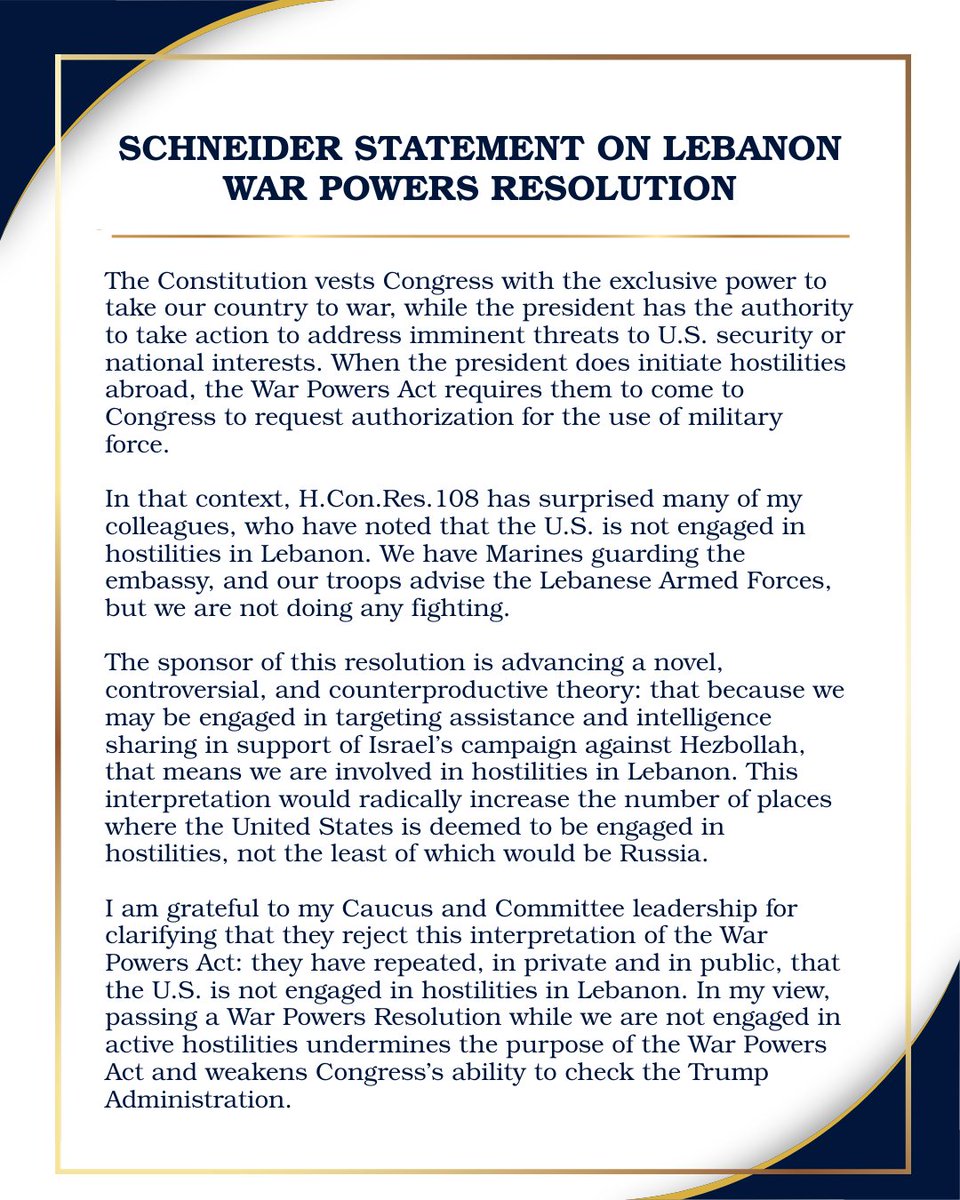 Rep. Brad Schneider tweet media