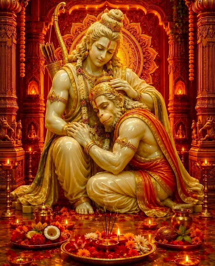 AnjuJha05's tweet photo. मन-राम तन-राम 
आत्म-राम-राम-राम 
बिन जिनके अधूरे राम 
दुःख भजन मारुति नन्दन 
बनाए जो सबके बिगड़े काम 
जय श्री राम🌹🌟
🌼🌾जय श्री हनुमान https://t.co/cVJvSbMgKX