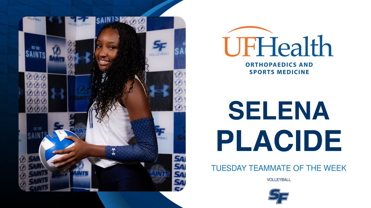 santafesaints's tweet photo. Tuesday Teammate of the Week: Selena Placide!

Story: https://t.co/V8ECoYB3o5

#SicEmSaints https://t.co/Y4FhZjg1Pb