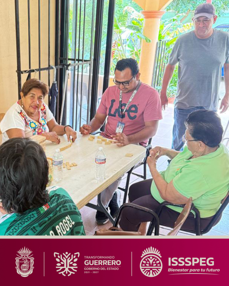 issspeg's tweet photo. En Casa de Día Arcelia se llevó a cabo el Club de Juegos de Mesa, un espacio de convivencia donde las y los participantes disfrutaron de dominó, lotería y otros juegos que fortalecieron la memoria.

#TransformandoGuerrero #BienestarParaTuFuturo #ISSSPEG #CasaDeDiaArcelia https://t.co/3DQfxUx5h4
