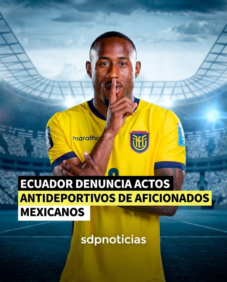 sdpnoticias's tweet photo. 🚨 #ÚltimaHora 🚨  La Federación Ecuatoriana de Futbol 🇪🇨😰 se quejó por el trato de la afición mexicana 💔

La Federación Ecuatoriana de Fútbol informó que presentó una queja formal ante la organización del torneo luego de que decenas de aficionados mexicanos se congregaran a las afueras del hotel de concentración para cantar, tocar música, bailar y generar ruido durante la noche previa al partido.

📲 En un comunicado oficial, la @FEFecuador aseguró que estas acciones "distan mucho de los principios de juego limpio, equidad y unidad que un Mundial de fútbol debería representar", al considerar que afectaron el descanso y la preparación de sus jugadores.

⚠️ La federación también solicitó a las autoridades del torneo prestar mayor atención a este tipo de situaciones y tomar medidas para garantizar la integridad de los futbolistas, cuerpo técnico y aficionados ecuatorianos.

💬 "Confiamos en que estos hechos antideportivos no empañen la fiesta futbolística que une a dos países hermanos y en que prevalezcan el respeto, la sana competencia y el fair play", señaló el organismo.

📢 Además, la FEF lanzó un mensaje contundente antes del partido: "Ecuador siempre responderá en la cancha estas acciones antideportivas".
#México #Ecuador #Mundial2026 #SelecciónMexicana #LaTri