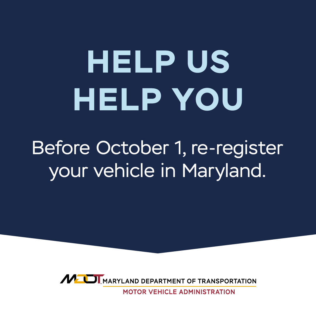 MD_MVA's tweet photo. Follow along to learn how to:
✔️ Transfer your registration
✔️ Complete your inspection
✔️ Check exemption eligibility
✔️ Avoid fines and penalties

Get started now: https://t.co/MbPhGY4XYG https://t.co/riKLoK2iHY