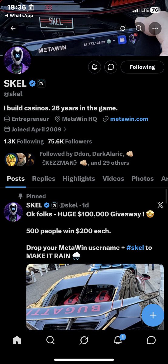 Hayzed779's tweet photo. @Mrbankstips @skel https://t.co/2heR8Caky7