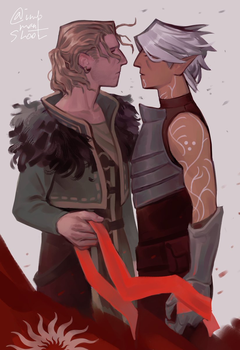 impmansloot's tweet photo. reuploading this one
fenders birthday present for my sister. again.
#dragonage #fenris #anders #fenders https://t.co/HaIBgiMaIS