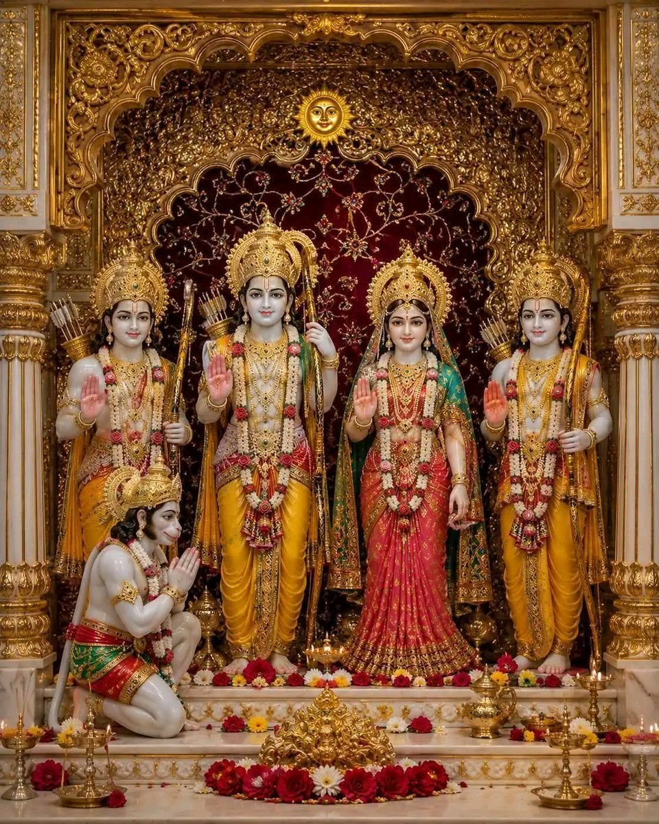 AnjuJha05's tweet photo. जहाँ श्रीराम का स्मरण होता है, वहाँ भय और दुख दूर हो जाते हैं।
जय श्री राम 🌟🌹 https://t.co/A0b55lYbGv