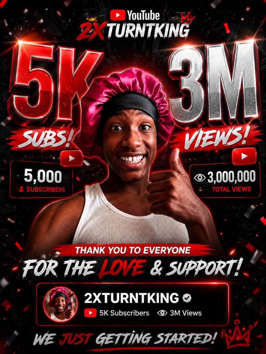 2xTURNTKING's tweet photo. Lets good yall  TYSM for da support #fyp #flyer #poster #trending https://t.co/WxpyyJMx5d