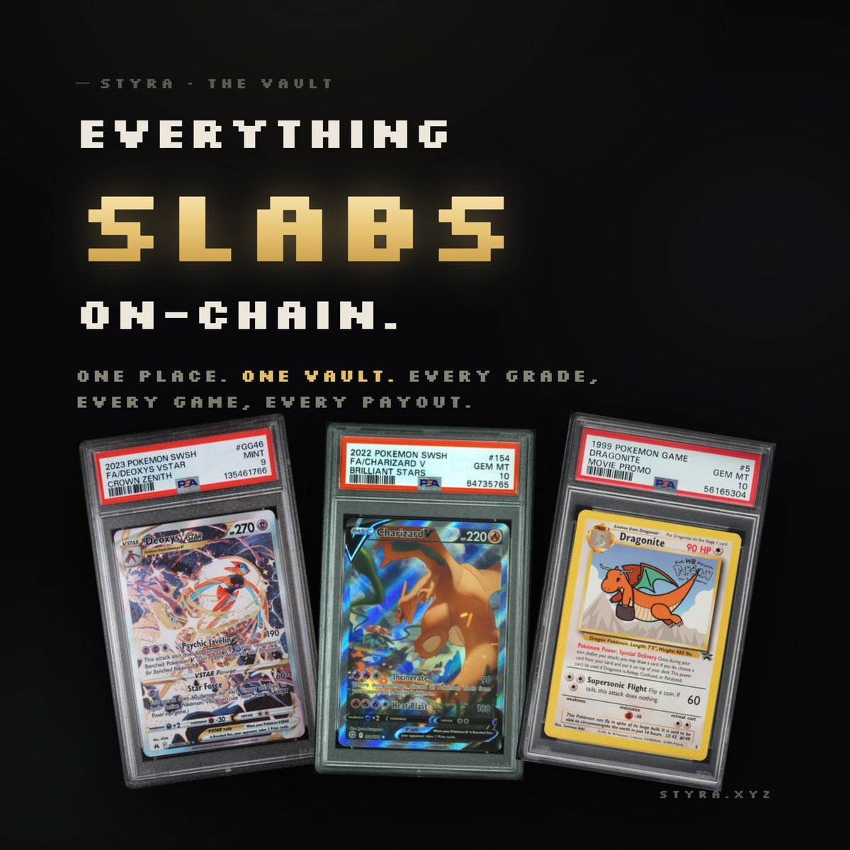 Styraxyz's tweet photo. The goal, become the on-chain powerhouse for TCGs on Solana

We're building it slab by slab, new features and improvements shipping constantly.

Holding $STYRA? Connect your wallet to check your tickets for this week's raffle. https://t.co/Ef26ZmMjVW