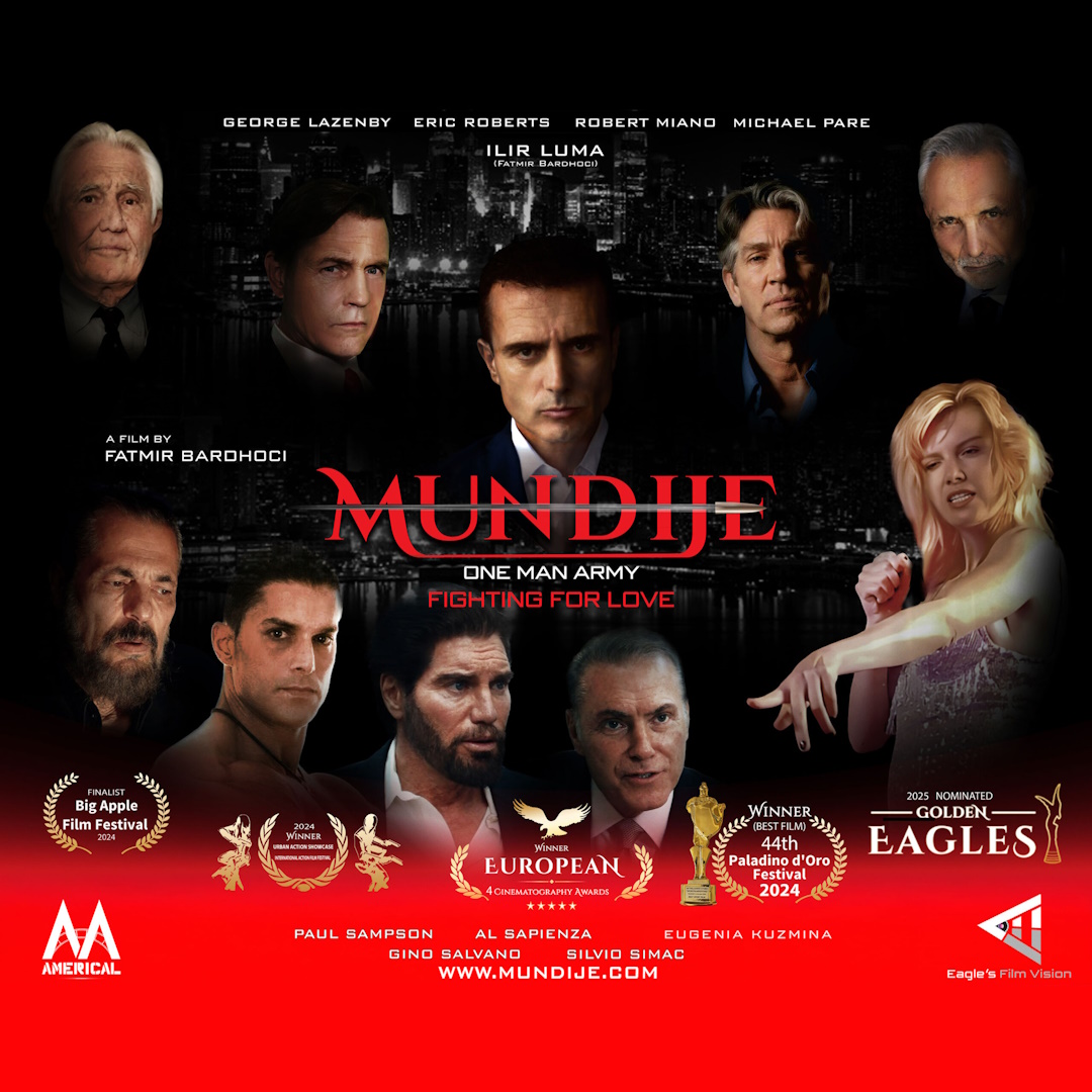 JamesBond007se's tweet photo. Following George Lazenby's announcement in July 2024 that he's retiring from acting, it turns out that Fatmir Bardhoci's film Mundije (which George shot in September 2023) will be his last. The full version of the film has now been released on YouTube. https://t.co/1g8tJW60A2 https://t.co/cDGHK161oA