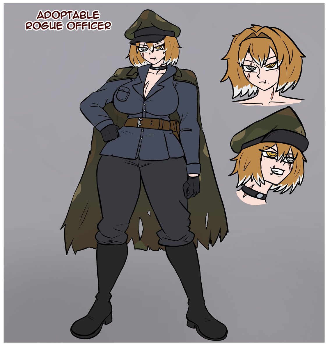 hlddraws's tweet photo. Rogue Officer OC adopt! https://t.co/YYvHiTKWyk