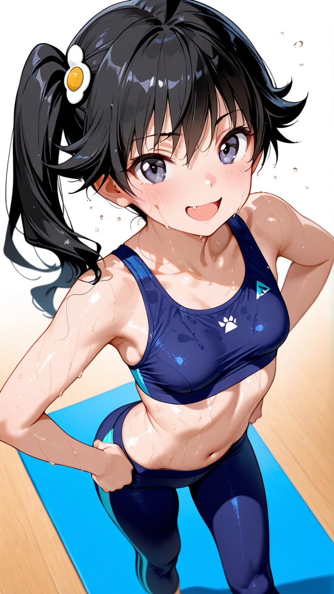 saku_una_anison's tweet photo. おはようございます😀
---- 
**ヨガる妹ちゃん達**
結城美柑（とらぶる）
温水佳樹（マケイン）
阿良々木火憐（物語シリーズ）
阿良々木月火（物語シリーズ）
※け、健全なホットヨガですよ💦

明日も別の妹ちゃんでPart2やろぉ～っと
誰にしようかな🤔 https://t.co/4EhLkQhXNz