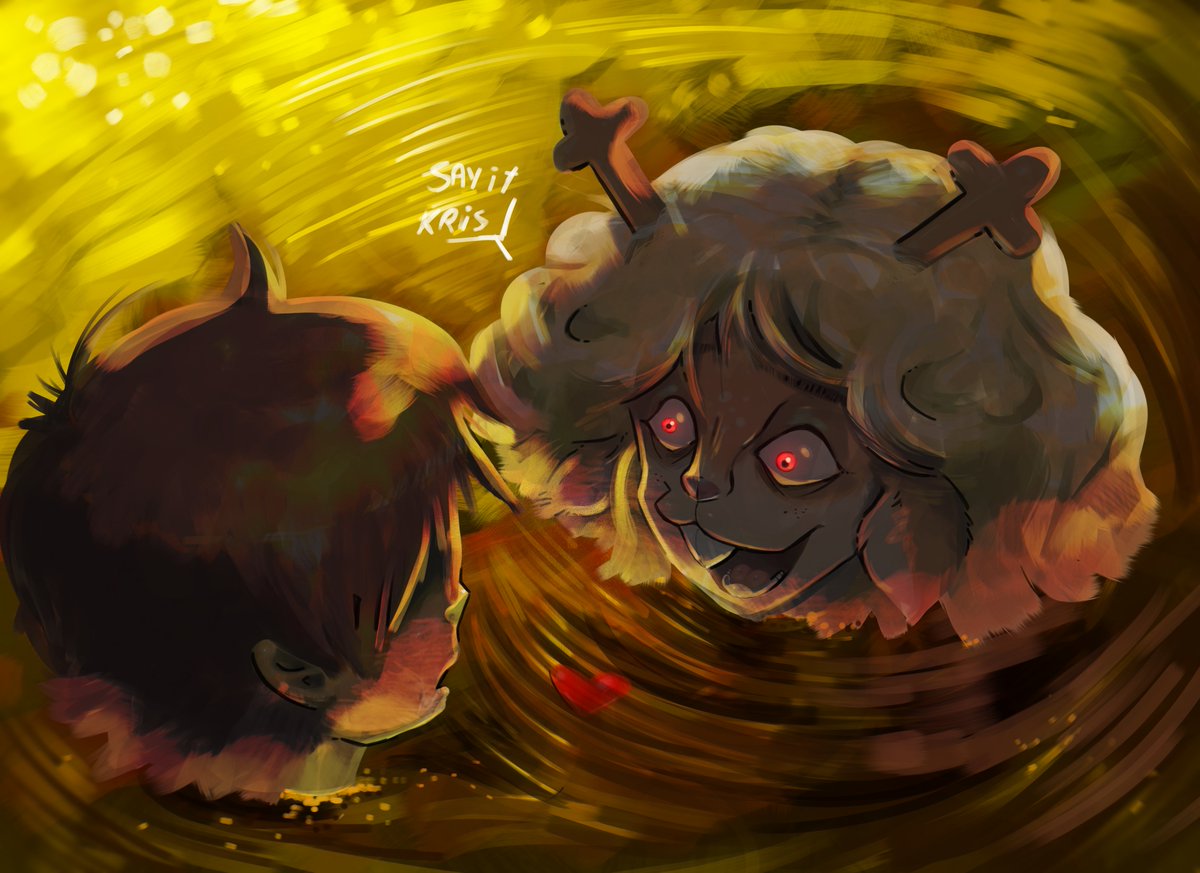 THE_osacat's tweet photo. The magic words Kris
-
-
#deltarunespoilers #deltarune #deltarunefanart https://t.co/No7Nv82cUd