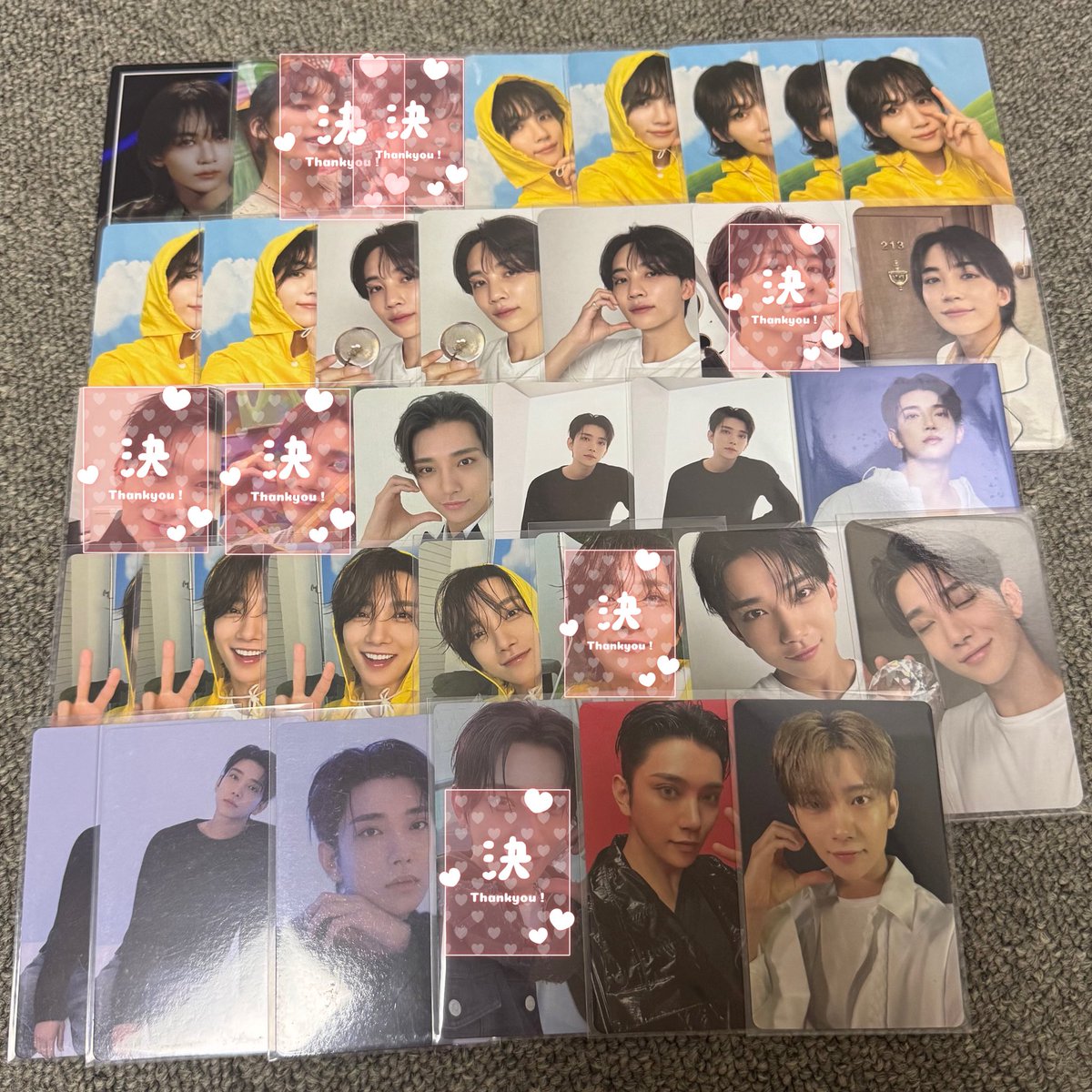 reonyami_'s tweet photo. SEVENTEEN セブチ 過去トレカ 買取

【譲】画像のもの
【求】￥100/枚
※キーホルダー類 ￥300

ご希望のもの印つけてリプお願いします🩵 https://t.co/qr975zCfwK