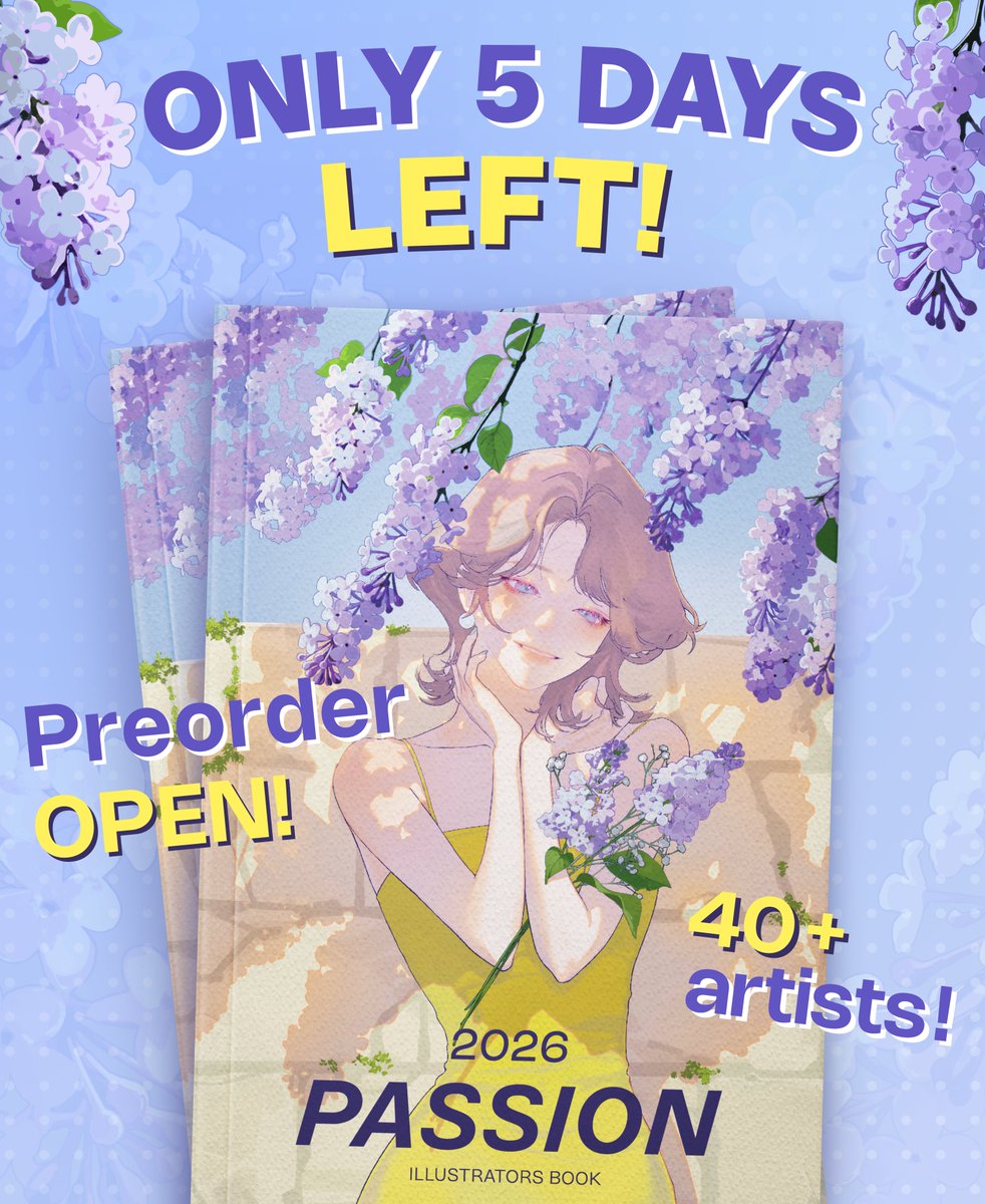 passion_artbook's tweet photo. Don't miss your chance to get the 2026 artbook! 
It won't be available much longer 🎨 https://t.co/ywzf09wWHZ