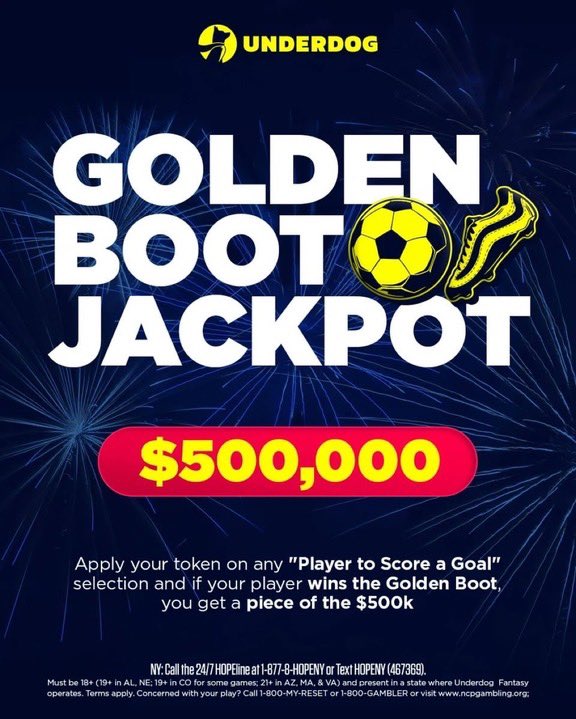 sip_central's tweet photo. Get in on a free entry into Golden Boot! Use code SIP for an extra bonus. #UDpartner https://t.co/YMF7Q2fjjl