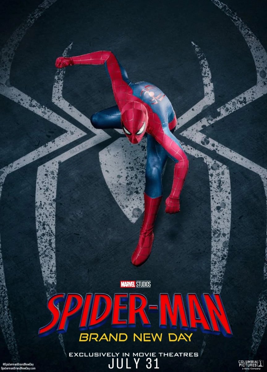 RajKumarPosters's tweet photo. Here are some few amazing posters for #SpidermanBrandNewDay, coming into theatres on 31 July! https://t.co/fo9idPpFwx