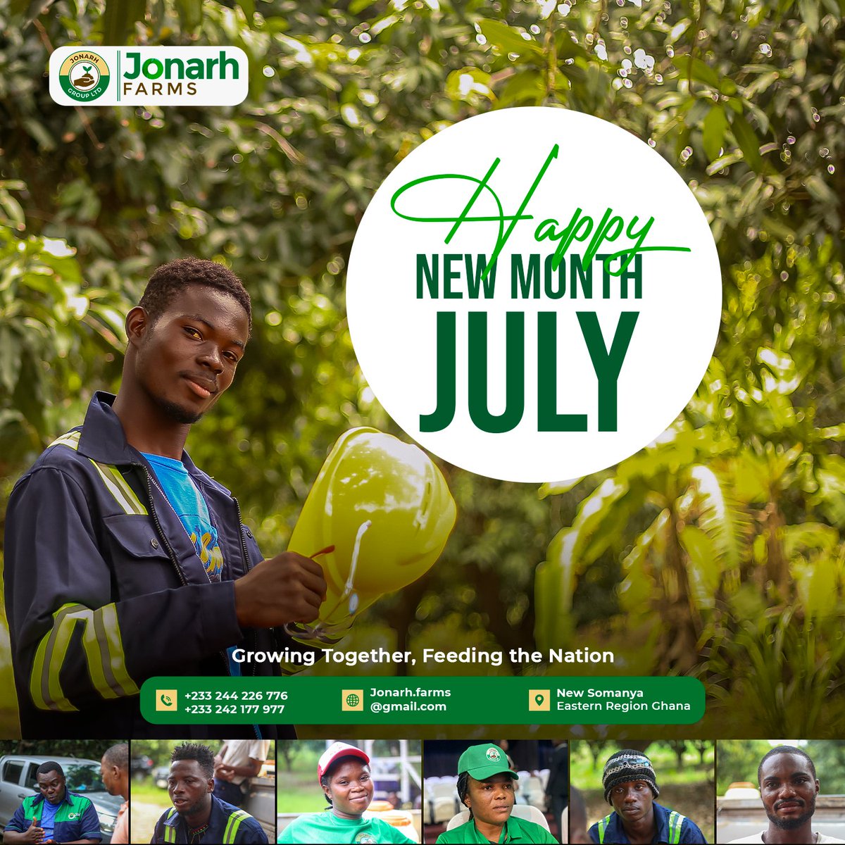 jonarhfarms's tweet photo. As we welcome a new month, we're grateful for every farmer, partner, and supporter walking this journey with us. Together, we're cultivating a brighter future and nourishing our nation one harvest at a time
Here's to a fruitful and productive July
#HappyNewMonth #GrowingTogether https://t.co/ZWdxNPQ3xm