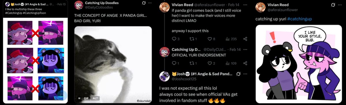 Joshcool125's tweet photo. With pride month coming to an end I just wanted to say that I'm still amazed that this ship got the attention of the VA herself and not only did she give the yuri seal of approval but also drew them later down the line! Truly a fascinating thing to happen! 🙏💕
#CatchingUp https://t.co/fBp3imlHzI