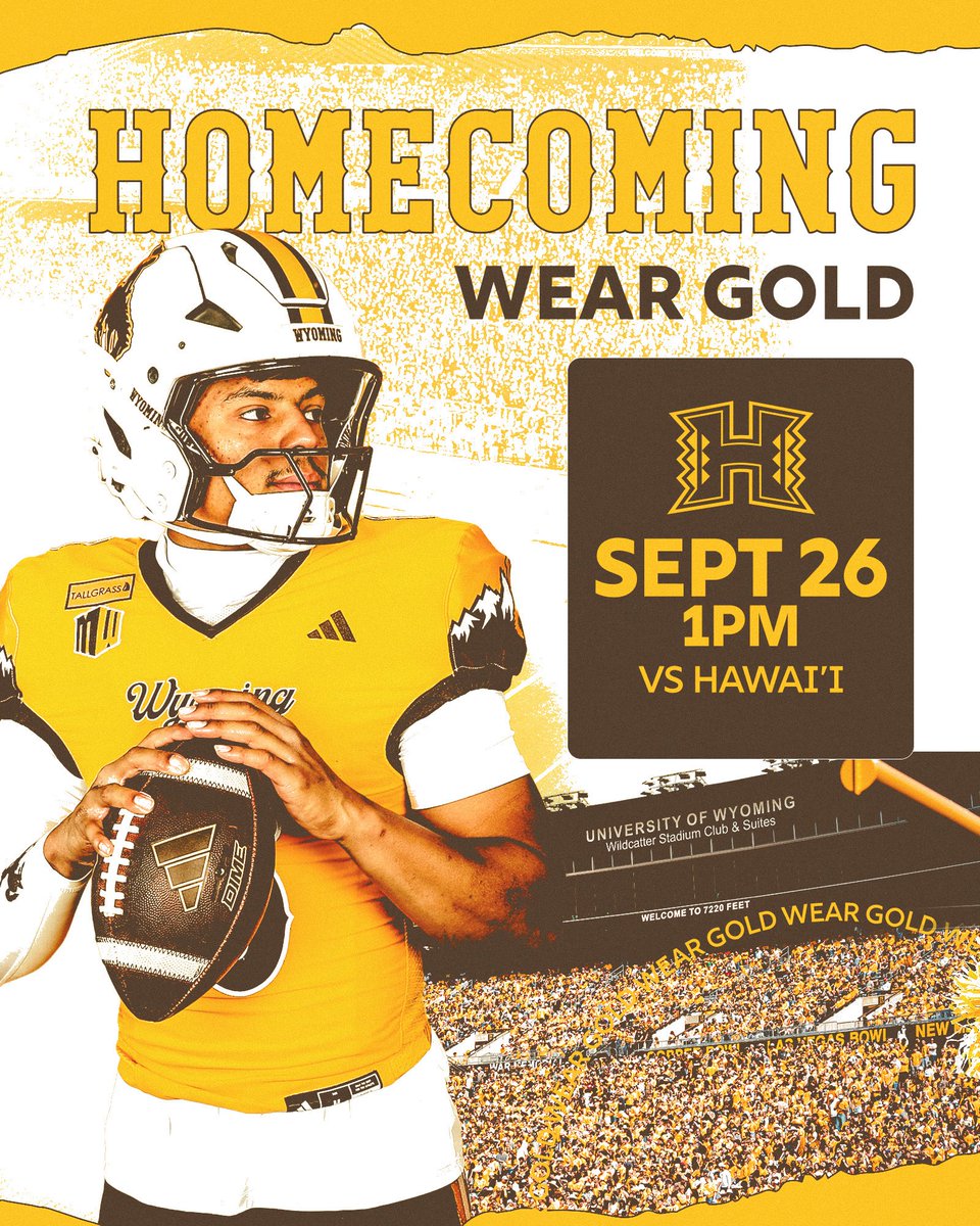 wyo_football's tweet photo. 𝟮𝟬𝟮𝟲 𝗚𝗔𝗠𝗘 𝗧𝗛𝗘𝗠𝗘𝗦 just dropped 🗓️

🎟️ Get your season tickets NOW ⤵️

🔗 https://t.co/mNN2OUUrgl https://t.co/jzAMrmuVER