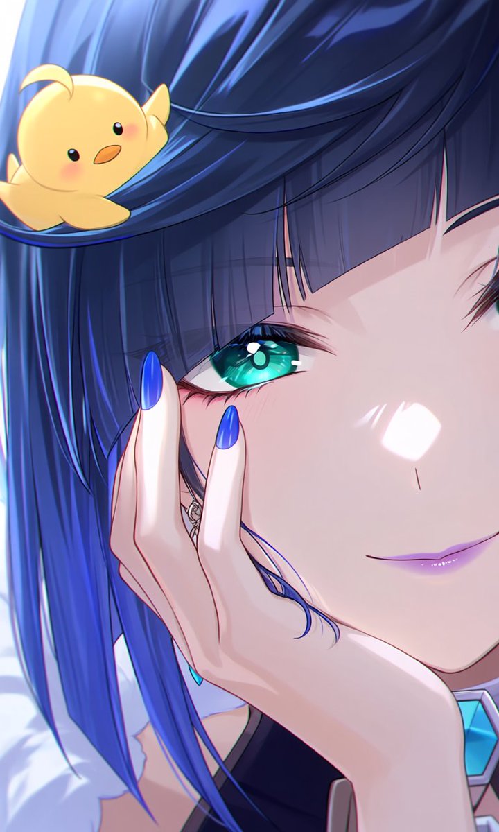 Leo343xD's tweet photo. Yelan from Genshin Impact 
#Yelan
#GenshinImpact https://t.co/pFeKuxa9q9