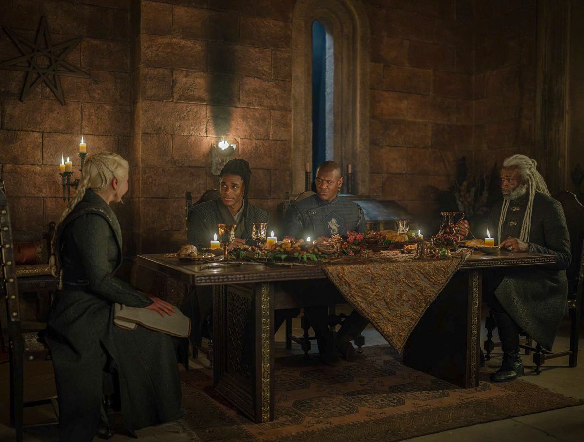 bestoftheblacks's tweet photo. “Lord Corlys went so far as to petition Queen Rhaenyra to remove the taint of bastardy from Addam and his brother. When Prince Jacaerys added his voice to the request, the queen complied.”—Fire &amp; Blood https://t.co/r0IZssReVo