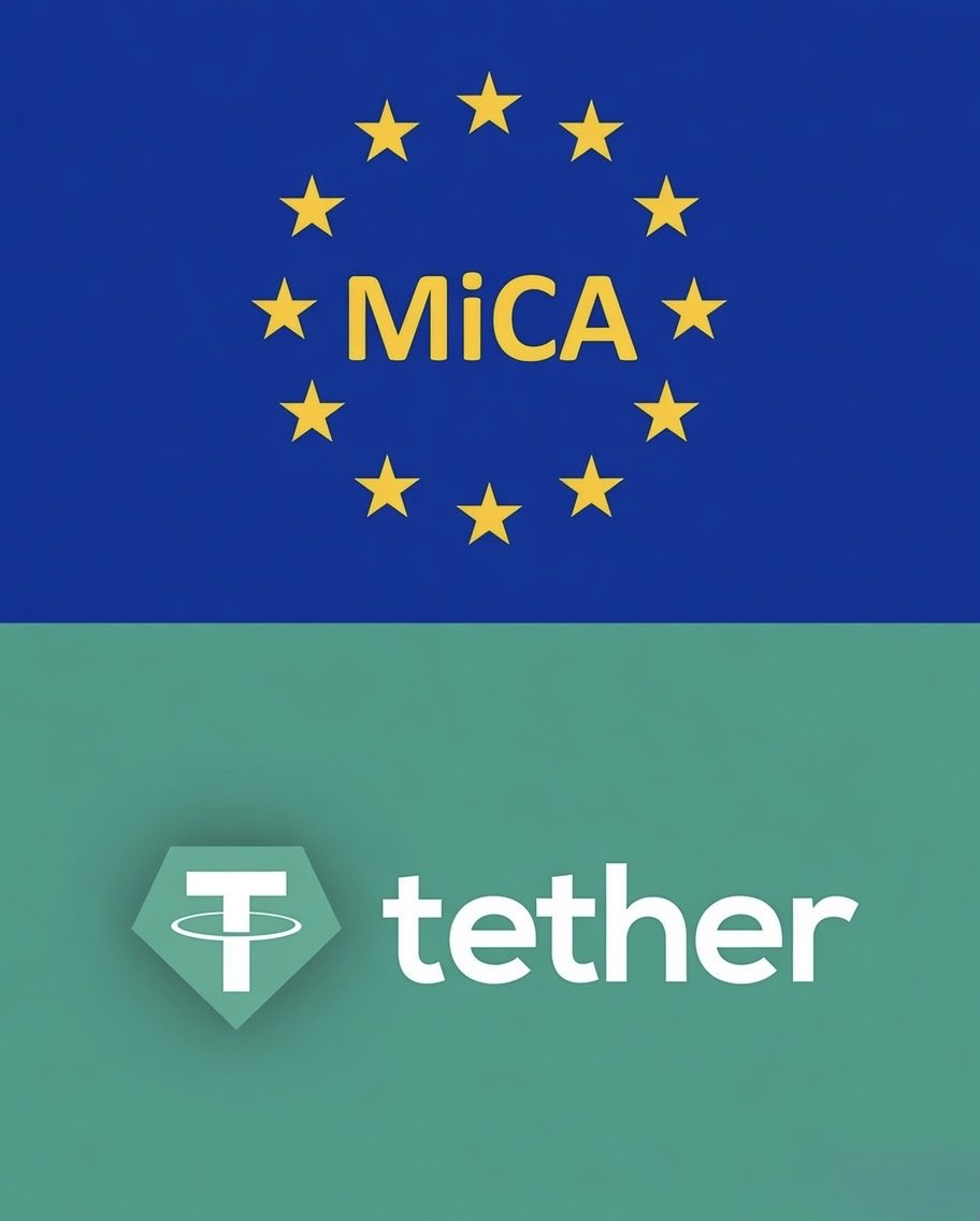 shanaka86's tweet photo. BREAKING: As of today, the most used dollar on earth cannot be bought or sold by a single European on a single licensed exchange. 

It did not break. It refused to bend, and a 27-nation bloc decided that was enough.

That is Tether solana:Es9vMFrzaCERmJfrF4H2FYD4KCoNkY11McCe8BenwNYB, 175 billion dollars, the largest stablecoin in the world, gone from every regulated venue in Europe at once. And it is not alone on the casualty list. When MiCA's hard deadline landed July 1, the survivors were almost no one. Of the 1,200-plus firms that once served Europe under national licenses, only around 200 hold a full authorization today, and just 14 of those are cleared to run a live exchange. 

Four in five did not make it. Binance, the biggest exchange on earth, pulled its application a week before the cutoff after reports its regulator was ready to reject it. Austria banned KuCoin outright in February. Gemini quietly withdrew in April. 

HTX and MEXC never got a license at all.

The wall took a whole basket of coins with it. USDT, DAI, PYUSD, USDe, FDUSD, TUSD, every one barred from regulated European order books. Out of the ten largest stablecoins on the planet, exactly two cleared the bar: Circle's USDC and its euro twin, EURC.

The rule Tether refused is the tell. MiCA demands a stablecoin's issuer be licensed in Europe and park a large share of its reserves, up to 60 percent for a token its size, inside European banks. Tether said no, and its CEO said why … he will not hand the backing of a 175 billion dollar token to the European banking system, and he calls the digital euro behind it a way to control how people spend. The consumer-protection case is real. Beneath it sits a harder one. Europe looked at a future where 450 million people move money in privately issued, offshore, dollar-backed tokens it cannot see, and legislated that future away. From July 1 every transfer through a licensed venue carries full identity data down to a zero-euro threshold. No payment is too small to watch. De-dollarization and surveillance, written as compliance.

Then just look at the number that flips the story. The wall barely scratches Tether. By one estimate only about 17.5 billion of its 175 billion ever sat in Europe, under a tenth. Pushed out of the regulated West, USDT is surging everywhere else. On June 23 its main network, Tron, recorded 3.93 million active addresses in a single day and passed Ethereum outright. Europe did not kill the offshore dollar. It built a fence and watched the tide rise on the far side.

Nobody is seizing anyone's coins here. You can still hold USDT, self-custody it, move it on-chain or across a decentralized exchange as you wish. 

What ended is the right of a licensed European platform to offer it, and most of that ended quietly over the past 18 months. Today just closes the gate.

The headline is not that a token got delisted. It is that a continent drew a line through the world's money and decided which dollars its citizens are allowed to touch.