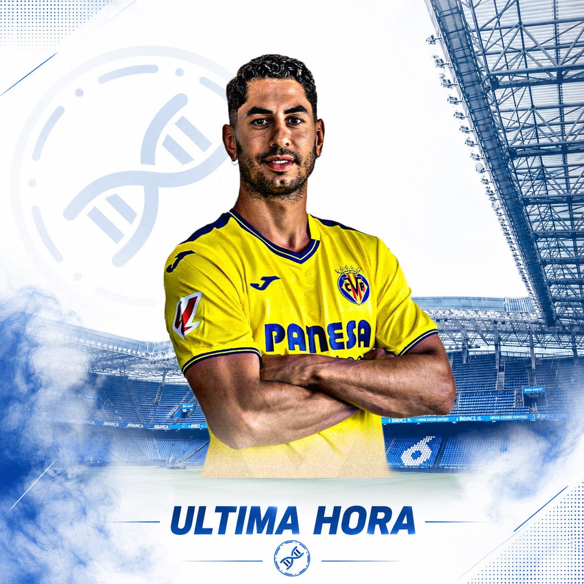 SomosDepor's tweet photo. 🚨 𝐈𝐍𝐅𝐎𝐑𝐌𝐀 | @__AngelGarcia__ 

💣 El nombre de 𝐀𝐘𝐎𝐙𝐄 𝐏𝐄́𝐑𝐄𝐙 aparece en la órbita del Depor. 

💙 El delantero tinerfeño del Villarreal, 𝐍𝐔𝐄𝐕𝐎 𝐎𝐁𝐉𝐄𝐓𝐈𝐕𝐎 blanquiazul. 👀🔵⚪️ https://t.co/4cwAHl5Fgb