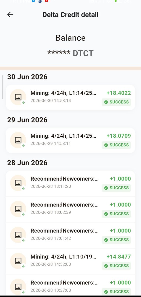 lenhaokips0's tweet photo. I mine 18 DTC every single day on my phone ⚡

0₹ invested 
0₹ electricity bill
Just 1 tap every 24hrs

This is Delta Network. You’re still early 👇 https://t.co/HFkiV6NdP9