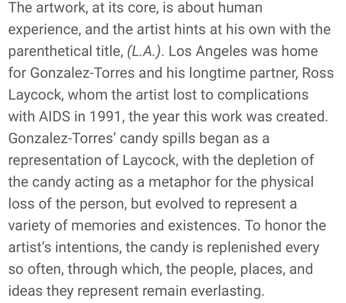 apobangko's tweet photo. Namjoon sharing some artwork by Felix Gonzalez-Torres with us 🥲 https://t.co/82KmRy35s2