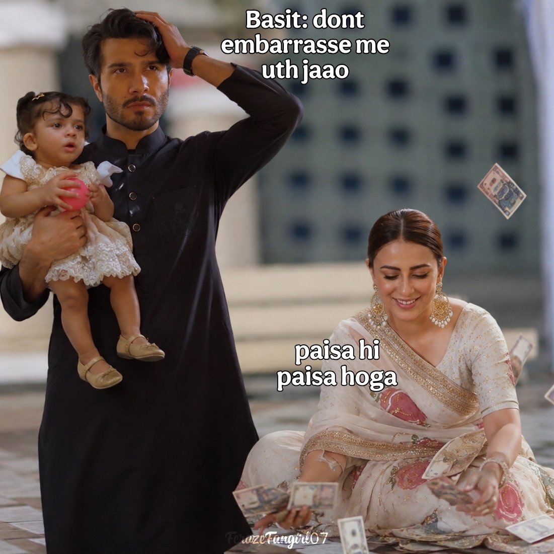 ferozefangirl07's tweet photo. Aayesha what is this behaviour at AlMir ki Shaadi basit bichara 
#Shaidai #FerozeKhan https://t.co/LaYAGqOJiN