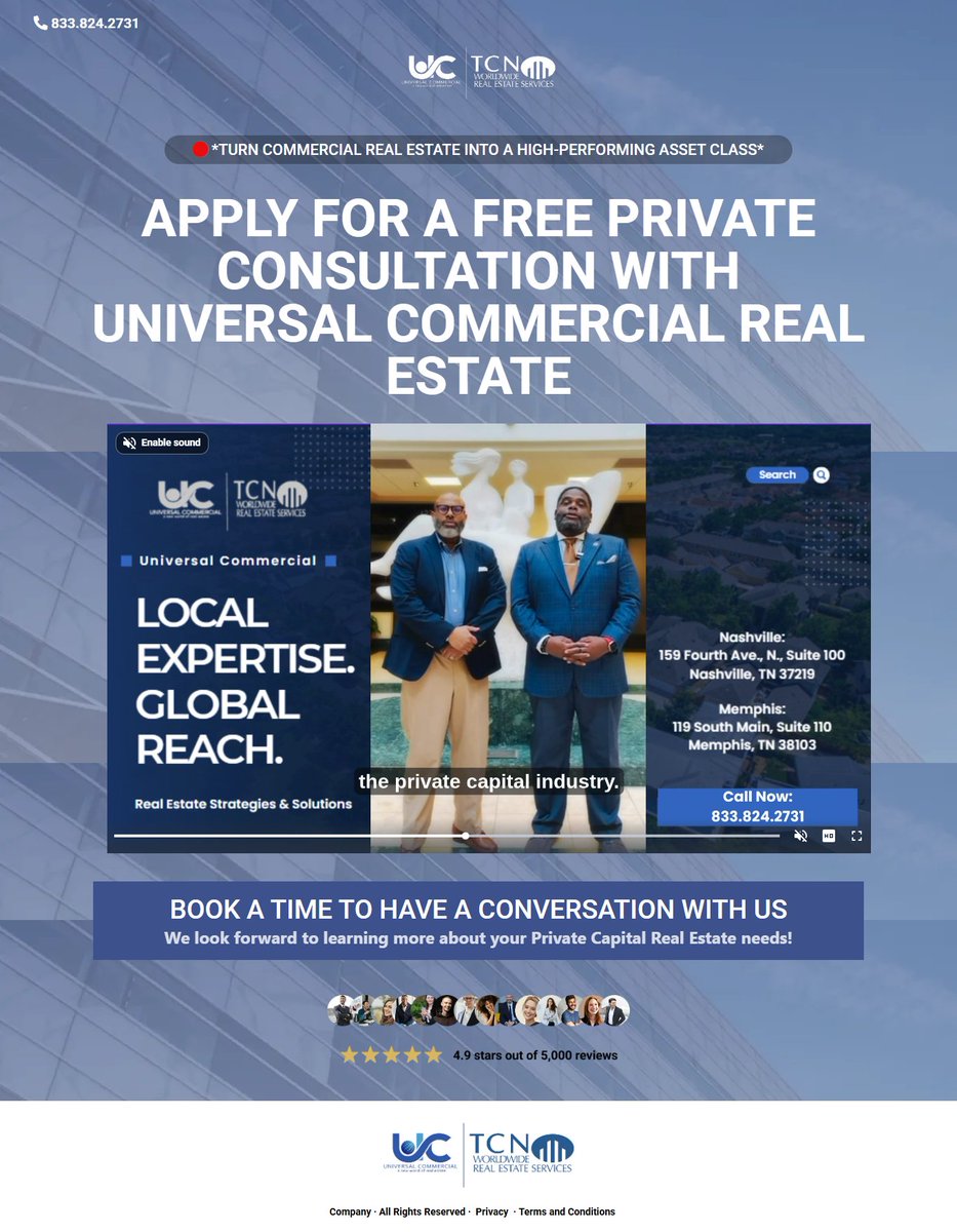 UniversalCRE's tweet photo. Most businesses don’t struggle because of effort—they struggle because of misalignment.

👉 Click the link to learn more and take the first step toward a more strategic real estate approach.  https://t.co/gkARhNowok 

Local Expertise.  Global Reach. @TCNWorldwide

#UCRE https://t.co/agiBZOwKh4