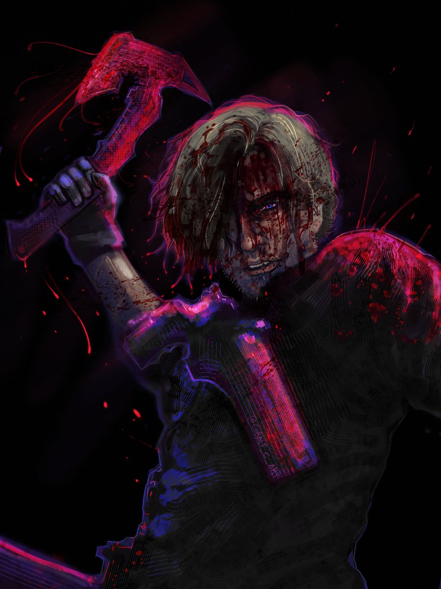 Cobalt_C_Art's tweet photo. Somewhat damaged 

#leonkennedy #REBHfun https://t.co/bviKY3UJ83